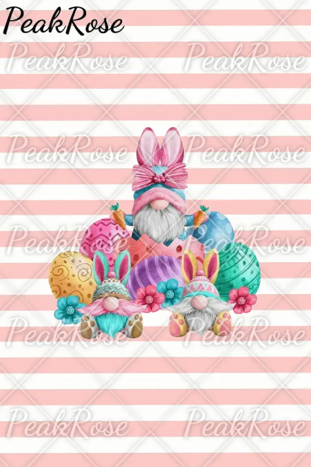 Rabbit Ear Goblin Cute Elf Egg Pink Striped Sweatshirt