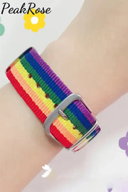 Rainbow Braided Bracelet Bracelets