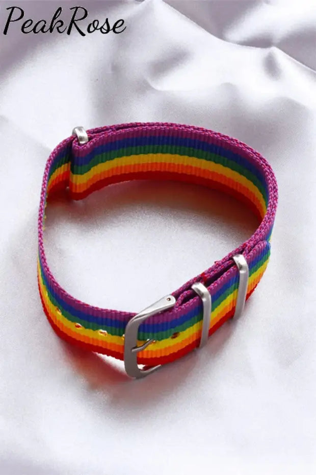 Rainbow Braided Bracelet Bracelets