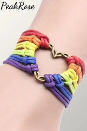 Rainbow Heart Bracelet Bracelets