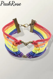 Rainbow Heart Bracelet Bracelets