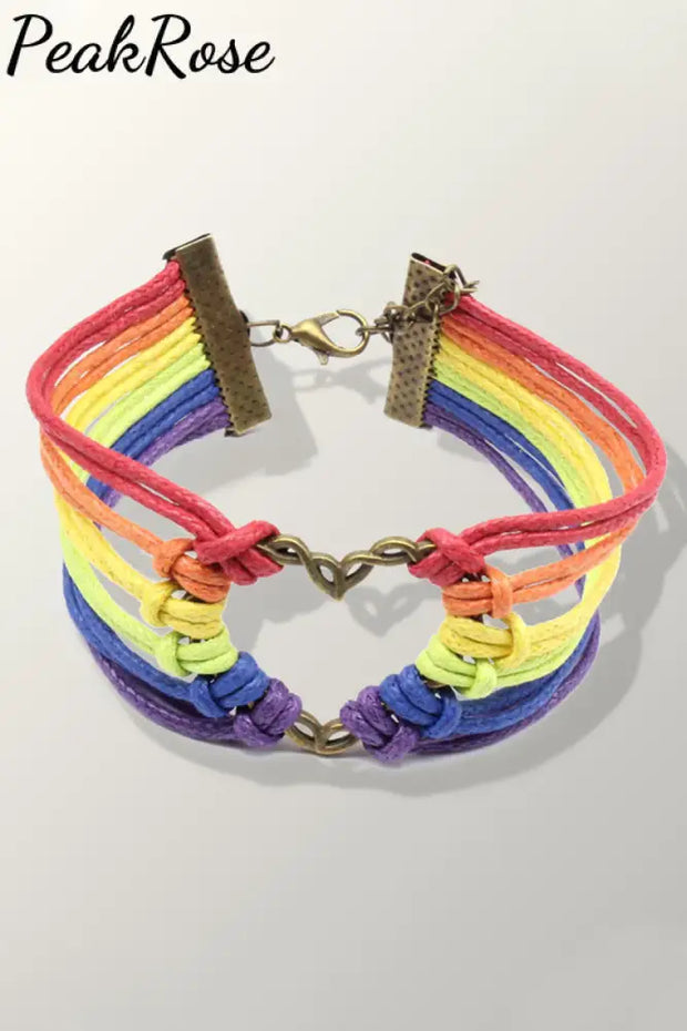 Rainbow Heart Bracelet Bracelets