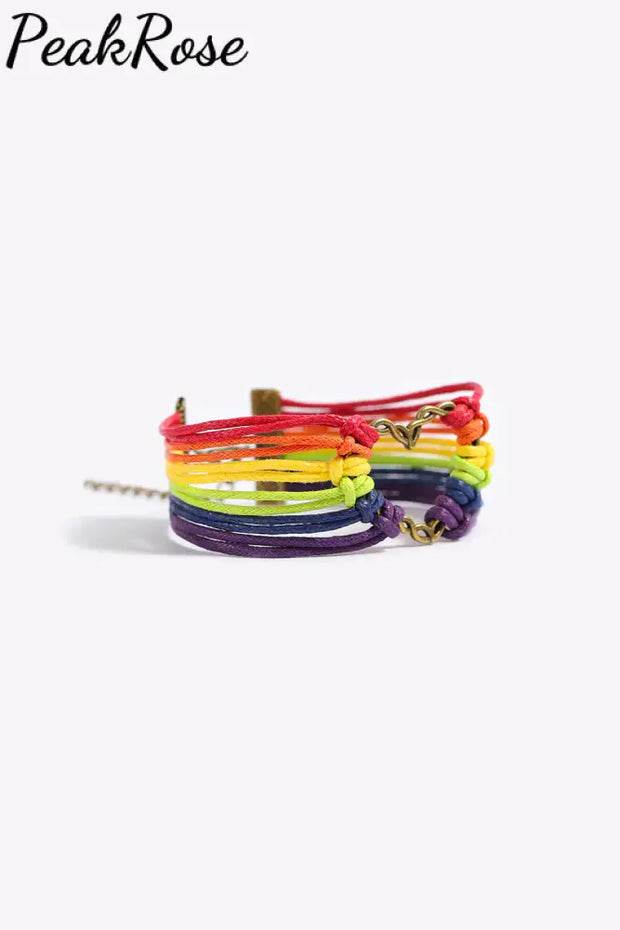 Rainbow Heart Bracelet Bracelets