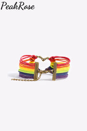 Rainbow Heart Bracelet Bracelets