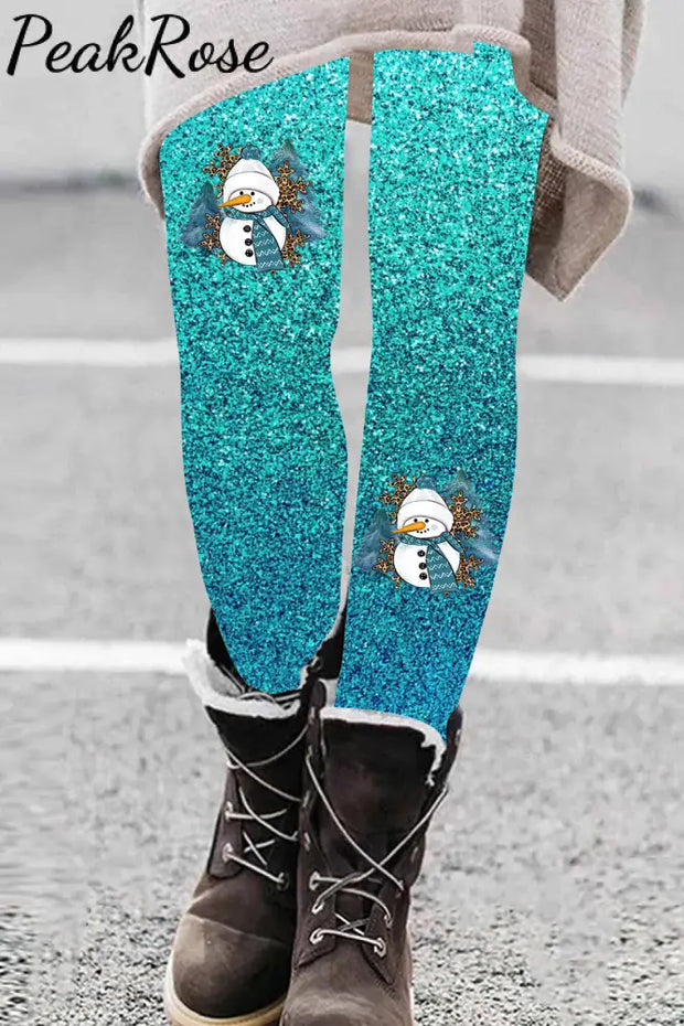 Showman Winter Print Leggings Leggings