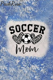 Soccer Mom Heart Bleached Print T-Shirt T-Shirt