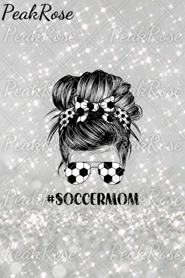 Soccer Mom Mesh Print Sweatshirt