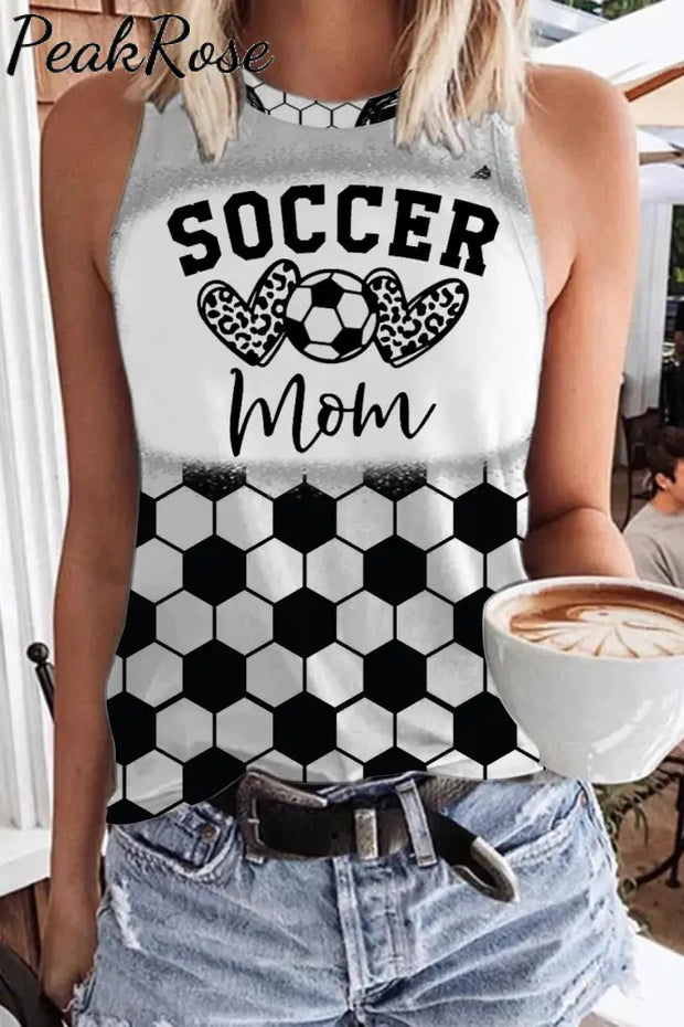 Soccer Mom Print Tank Top S /