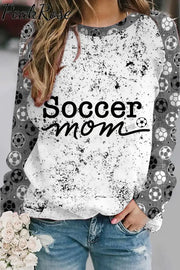 Soccer Mom Printed Sweatshirt