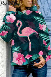 Spring/Summer Flamingos Hoodie