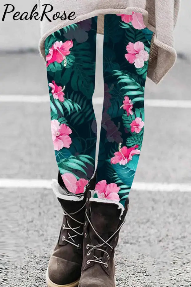 Spring/Summer Flamingos Leggings