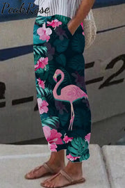 Spring/Summer Flamingos Pants