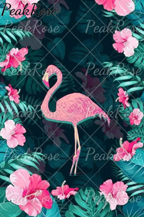 Spring Summer Pink Flamingos Pattern Sweatshirt