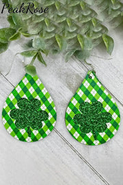 St. Patrick’s Day Clover Drop Earrings