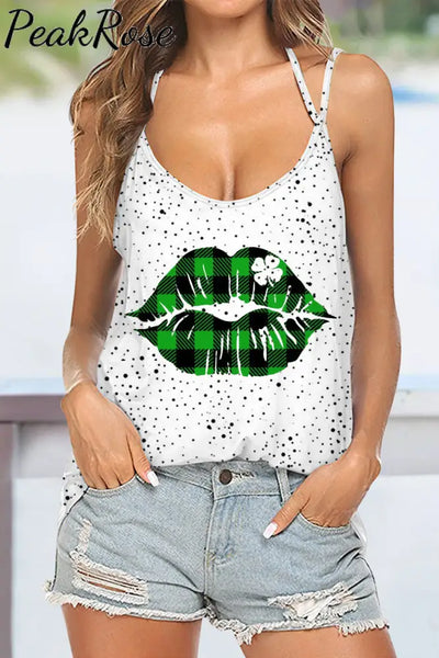 St. Patrick’s Day Halter Top S / Green Tops