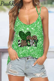 St. Patrick’s Day Halter Top S / Green Tops