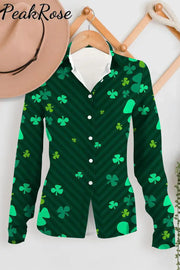 St. Patrick’s Day Long Sleeve Shirt Women