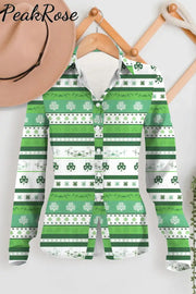 St. Patrick’s Day Long Sleeve Shirt Women