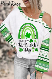 St. Patrick’s Day Off-Shoulder Blouse