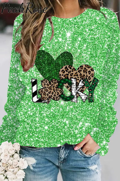 St. Patrick’s Day Sweatshirt S / Green