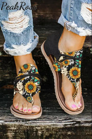 Sunflower Leopard Flip Flop Sandals / 5(37)