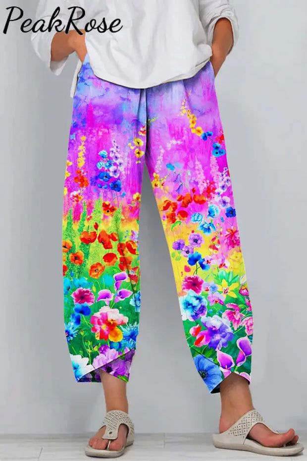 Vintage Flowers & Dandelion Kindness Is Free Sprinkle That Stuff Everywhere Casual Pants Casual Pant