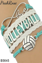 Volleyball Love Bracelet One-Size / B5645 Bracelets