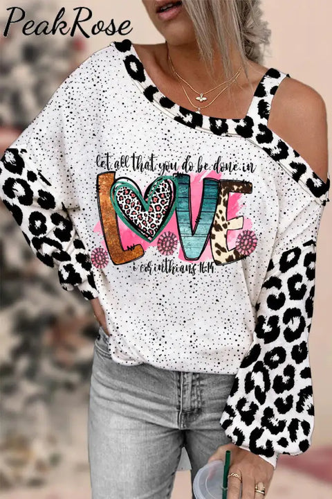 Western Love Off-Shoulder Blouse S / Polka