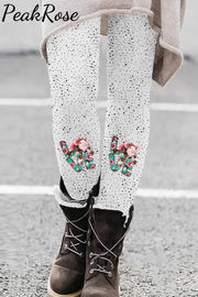 Western Love Pig Print Leggings Leggings