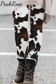 Wild Soul Cow Print Leggings Leggings