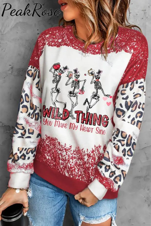 Wild Thing Print Sweatshirt