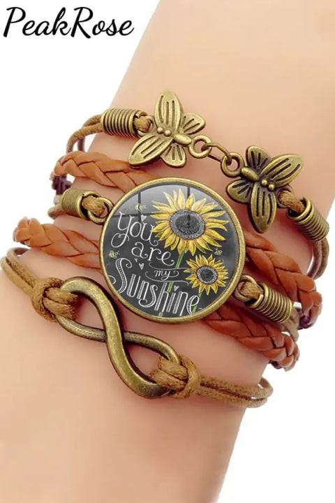 You Are My Sunshine Bracelet One-Size / Brown Bracelets