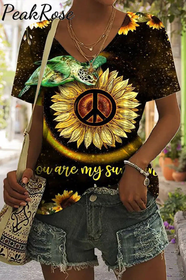 You Are My Sunshine Hippie Art T-Shirt