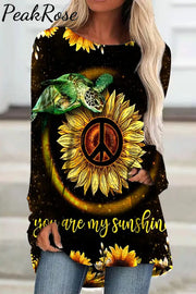 You Are My Sunshine Hippie Art Tunic