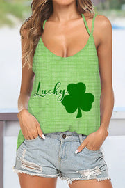 St. Patrick's Day Lucky Halter Top