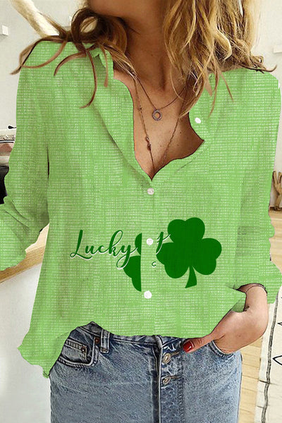 St. Patrick's Day Lucky Long Sleeve Shirt