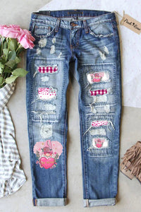 Be Mine Gnome Ripped Denim Jeans