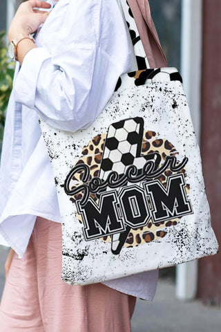 Soccer Mom Lightening Print Tote Bag