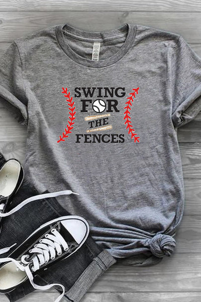Baseball Swing For The Fences T-shirt