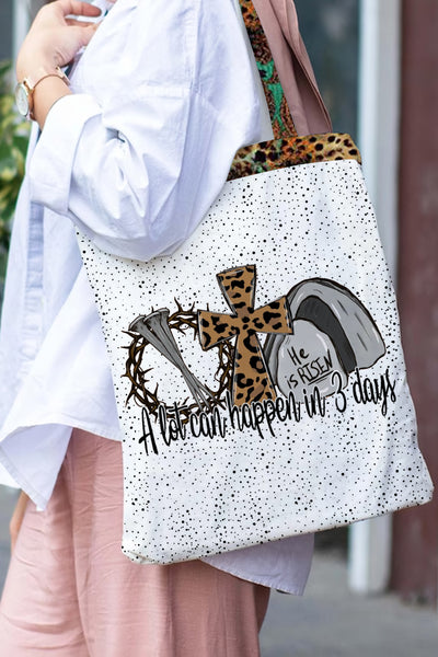 A Lot Can Happen In 3 Days Tote Bag
