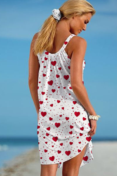 Love Gnomes Beach Sleeveless Dress