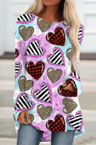 Valentine's Day Love Heart Loose Tunic