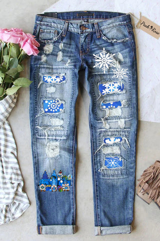 Snow Gnome Truck Jeans