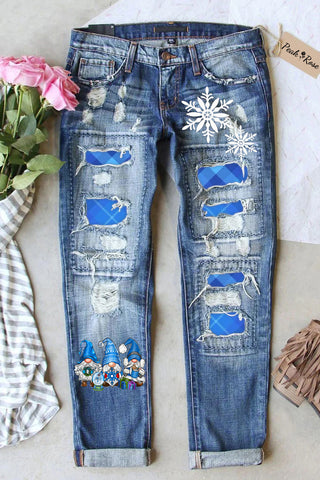 Snowman Gnome Jeans