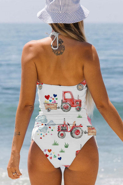 Love Tractors Bikini Swimsuit