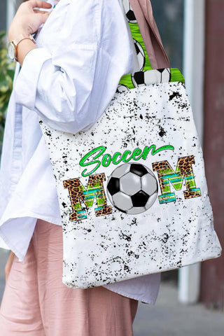 Soccer Mom Print Tote Bag