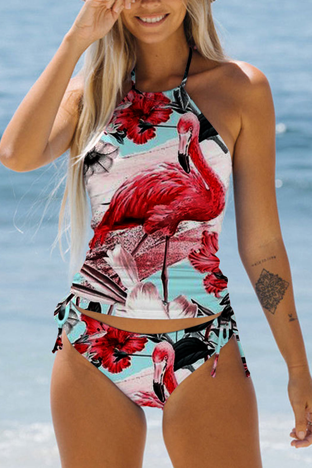 Spring/Summer Flamingos Bikini Swimsuit