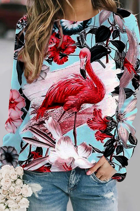 Spring/Summer Flamingos Sweatshirt