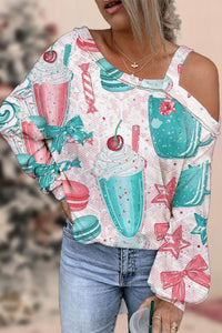 Ice Cream Candy And Macaron Blouse
