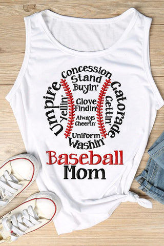 Baseball Mom Tank Top